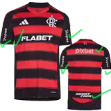 25-26 Flamengo Home Print Sponsor Fans Soccer Jersey