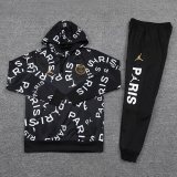 25-26 PSG Black Hoodie Tracksuit (卫衣套装)
