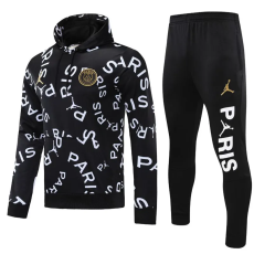 25-26 PSG Black Hoodie Tracksuit (卫衣套装)