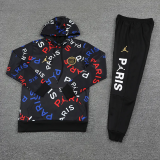25-26 PSG Black Hoodie Tracksuit (卫衣套装)