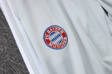 25-26 Bayern Light gray Half Pull Tracksuit #B2548(半拉链)