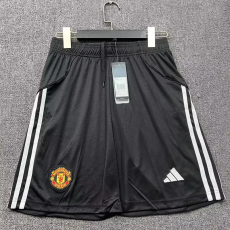 25-26 Man Utd Black Shorts Pants