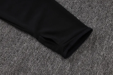 25-26 Bayern Black Half Pull Tracksuit #B2553(半拉链)