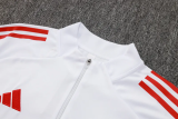25-26 Bayern White Half Pull Tracksuit #B2530(半拉链)