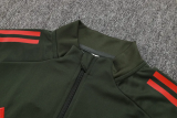 25-26 Bayern Dark green Jacket Tracksuit #A2521