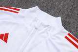 25-26 Bayern White Jacket Tracksuit #A2558