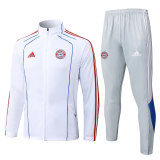 25-26 Bayern White Jacket Tracksuit #A2551