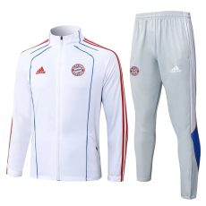 25-26 Bayern White Jacket Tracksuit #A2551