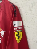 25-26 F1 Ferrari Red Casual T-Shirts Racing Suit (圆领)