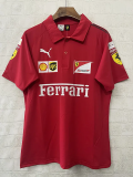 25-26 F1 Ferrari Red Casual Polo Racing Suit (有领)