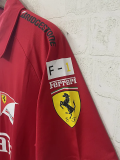 25-26 F1 Ferrari Red Casual Polo Racing Suit (有领)