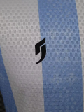 26-27 Argentina Blue White Player Version Soccer Jersey (逗号标)