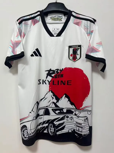 26-27 Japan White Special Edition Fans Soccer Jersey (赛车)