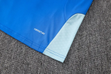 26-27 Cruzeiro Fancy blue Half Pull Tracksuit #B26011(半拉链)