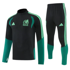 26-27 Mexico Black Half Pull Tracksuit (半拉链)