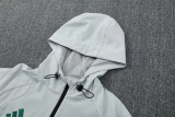 26-27 Algeria Gray Hoodie Jacket Tracksuit