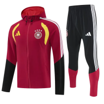 26-27 Germany Red Hoodie Jacket Tracksuit