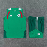 26-27 Algeria Green Tank top and shorts suit