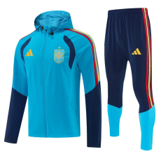 26-27 Spain Lake blue Hoodie Jacket Tracksuit