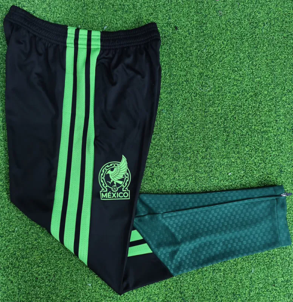 26-27 Mexico Black Training Long Pants (Have Pocket)