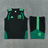 26-27 Mexico Black Tank top and shorts suit
