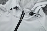 26-27 Algeria Gray Hoodie Jacket Tracksuit