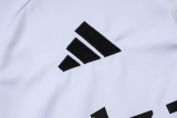 25-26 Man Utd White Half Pull Tracksuit (半拉链)