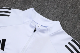 25-26 Man Utd White Half Pull Tracksuit (半拉链)