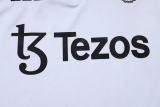 25-26 Man Utd White Half Pull Tracksuit (半拉链)