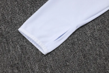 25-26 Man Utd White Half Pull Tracksuit (半拉链)