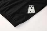 25-26 Germany Black Hoodie Jacket Tracksuit