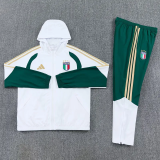 25-26 Italy White Hoodie Jacket Tracksuit