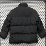 25-26 X9002 NK Black Hooded Cotton Coat #棉衣