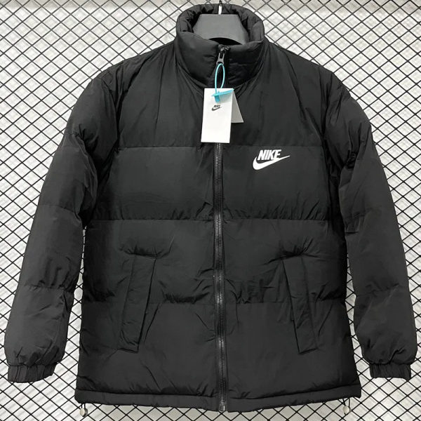 25-26 X9002 NK Black Hooded Cotton Coat #棉衣