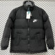 25-26 X9002 NK Black Hooded Cotton Coat #棉衣