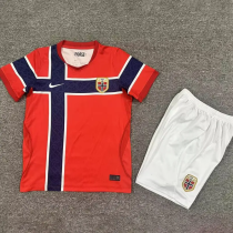 26-27 Norway Home Kids Soccer Jersey