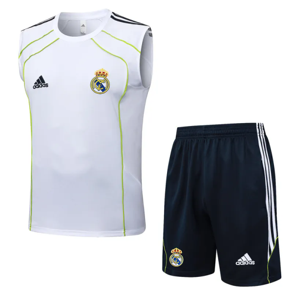 25-26 RMA White Tank top and shorts suit #D2588