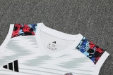 25-26 RMA White Tank top and shorts suit