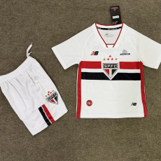 26-27 Sao Paulo Home Kids Soccer Jersey