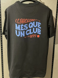 25-26 BAR Black High Quality Casual T-Shirt #圆领红标