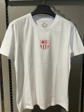 25-26 BAR White High Quality Casual T-Shirt #圆领红标