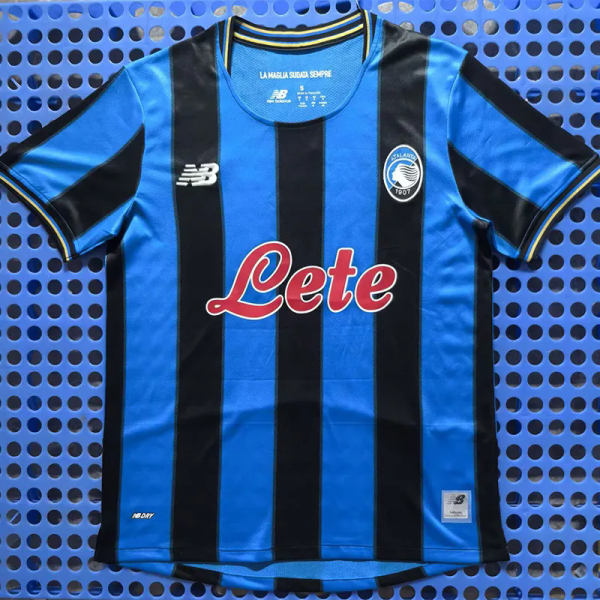 25-26 Atalanta Home Fans Soccer Jersey (带广告)