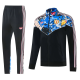 26-27 Man Utd Black blue Jacket Tracksuit #01