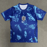 26-27 England Blue Goalkeeper Fans Soccer Jersey