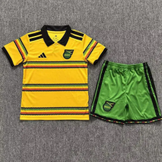 26-27 Jamaica Home Kids Soccer Jersey