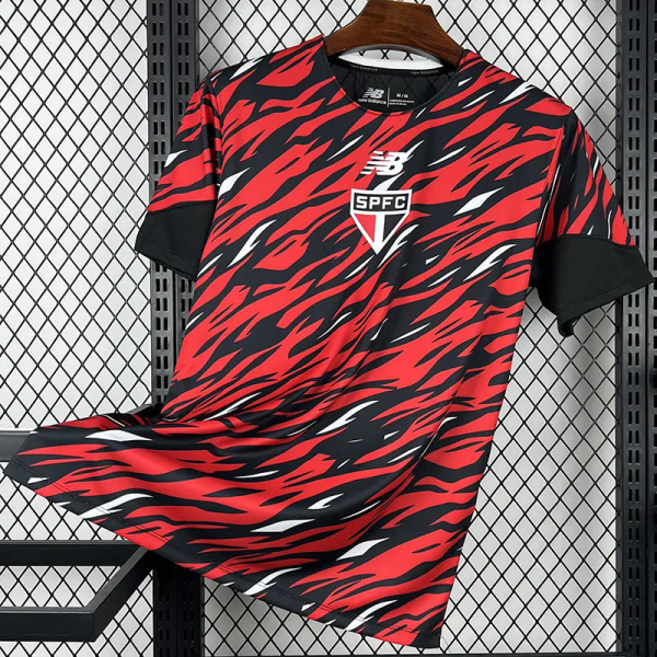 26-27 Sao Paulo Red Black Training shirts