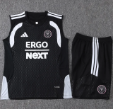 26-27 Inter Miami Black Tank top and shorts suit #D26021
