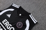 26-27 Inter Miami Black Tank top and shorts suit #D26021