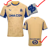 25-26 Marseille Earthy Yellow 1:1 Fans Soccer Jersey