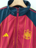 26-27 Spain Red Windbreaker